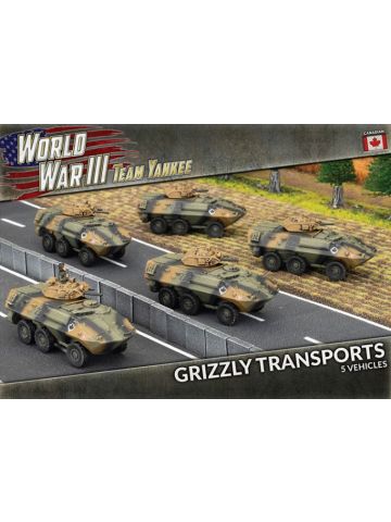 Team Yankee TCBX04 Grizzly Transport Platoon (5 Vehicles) Gaming Miniatures