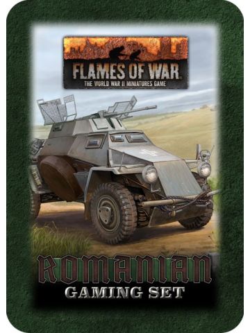Flames of War TD043 Romanian Gaming Set with Tokens, Objectives & Dice