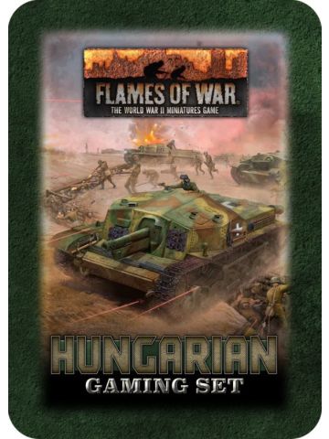 Flames of War TD044 Hungarian Gaming Set with Tokens, Objectives & Dice
