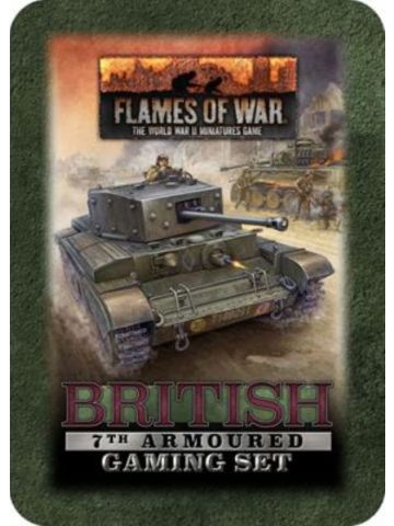 Flames of War TD049 British 7th Armoured Gaming Set