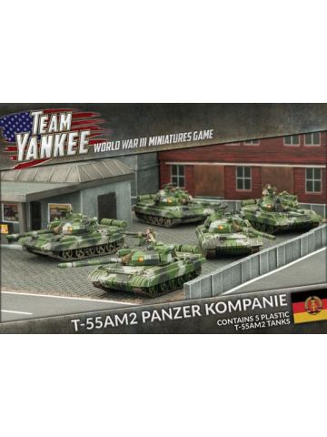 Team Yankee TEBX03 T-55AM2 Panzer Kompanie (5 Tanks) Plastic Gaming Miniatures