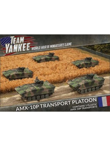 Team Yankee TFBX02 AMX-10P Platoon (5 Tanks) Plastic Gaming Miniatures