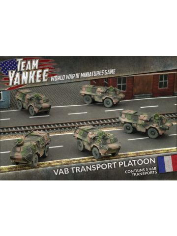 Team Yankee TFBX03 VAB Transport Platoon (5 Vehicles) Gaming Miniatures