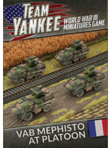 Team Yankee TFBX04 VAB Mephisto Anti-Tank Platoon (4 Vehicles) Gaming Miniatures