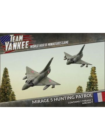 Team Yankee TFBX09 Mirage 5 Hunting Patrol (2 Aircraft) Gaming Miniatures