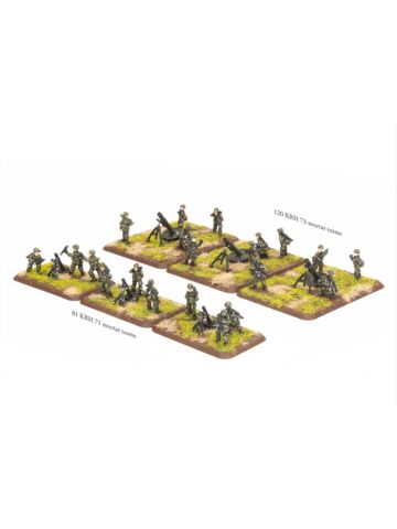 Team Yankee TFI704 81mm and 120mm Mortar Platoons (21 Figures) Gaming Miniatures