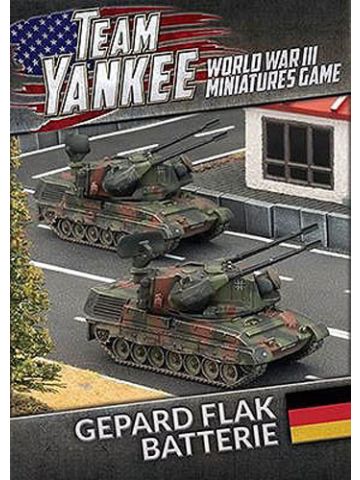 Team Yankee TGBX07 Gepard Flakpanzer Batterie (2 Vehicles) Gaming Miniatures
