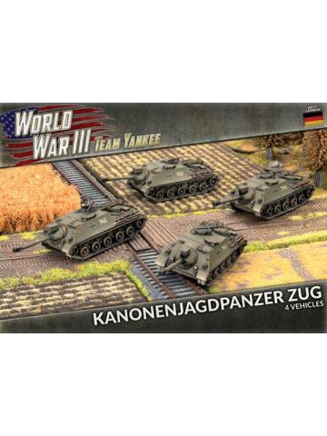 Team Yankee TGBX16 Kanonenjagdpanzer Zug (4 Tank Destroyers) Plastic Miniatures