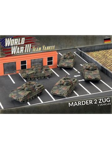 Team Yankee TGBX19 Marder II Zug (5 AFVs) Plastic Gaming Miniatures