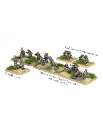 Team Yankee TGR722 Panzergrenadier Platoon (19 figures) Gaming Miniatures