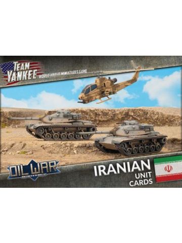 Team Yankee TIR901 Iranian Unit Cards