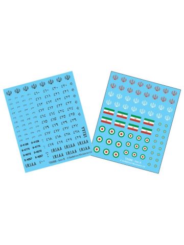 Team Yankee TIR950 Iranian Decal Set for Gaming Miniatures