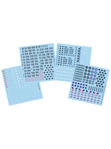 Team Yankee TNA951 NATO Forces Decals for Gaming Miniatures