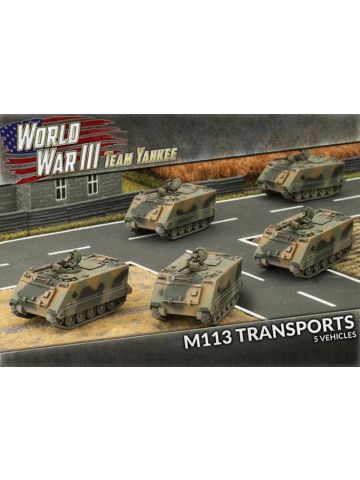 Team Yankee TNBX03 Belgian M113 Platoon (5 Vehicles) Gaming Miniatures
