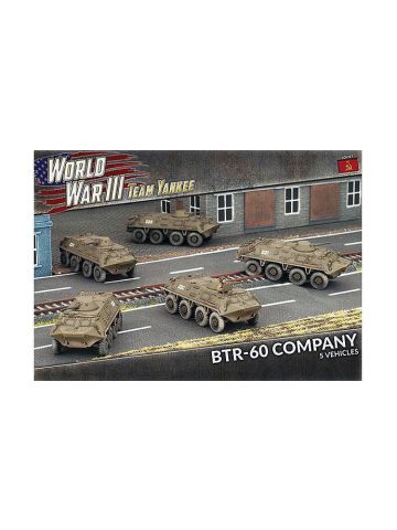 Team Yankee TSBX14 BTR-60 Platoon (5 APCs) Plastic Gaming Miniatures