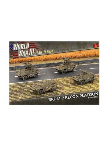 Team Yankee TSBX24 BRDM Platoon (4 Vehicles) Plastic Gaming Miniatures