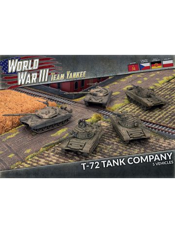 Team Yankee TSBX29 T-72B Tank Company (5 Tanks) Gaming Miniatures
