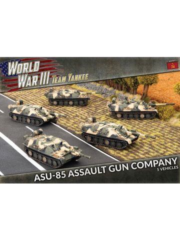 Team Yankee TSBX34 ASU-85 Assault Gun Company (5 SP Guns) Gaming Miniatures