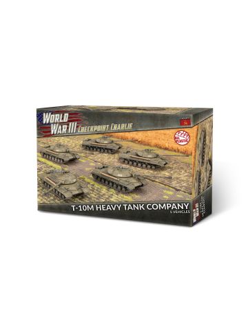 Team Yankee TSBX37 T-10M Heavy Tank Company (5 Tanks) Plastic Gaming Miniatures