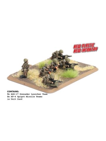 Team Yankee TSU727 Afgantsy Heavy Weapons (36 Figures) Plastic Gaming Miniatures