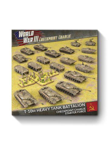 Team Yankee TSUAB07 T-10M Heavy Tank Battalion Checkpoint Charlie Starter Set