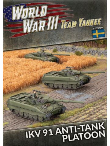 Team Yankee TSWBX04 Ikv 91 Anti-tank Platoon (3 Vehicles) Gaming Miniatures