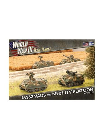 Team Yankee TUBX02 M163 VADS or M901 ITV Platoon (4 Vehicles) Gaming Miniatures