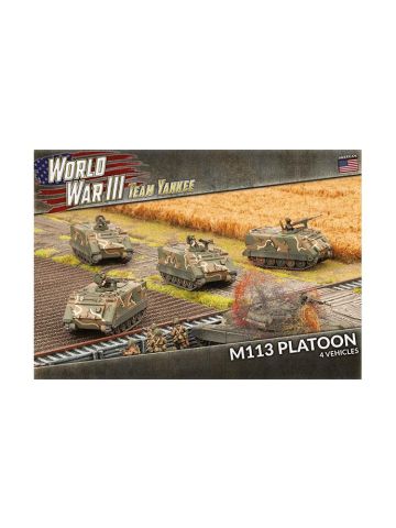 Team Yankee TUBX03 M113 Platoon (4 Vehicles) Plastic Gaming Miniatures