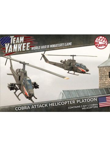 Team Yankee TUBX05 Cobra Attack Helicopter Platoon (2 Helos) Plastic Miniatures