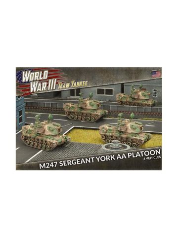 Team Yankee TUBX10 M247 Sergeant York AA Platoon (4 Vehicles) Gaming Miniatures