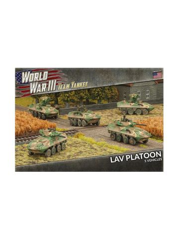 Team Yankee TUBX16 LAV Platoon (5 Vehicles) Plastic Gaming Miniatures