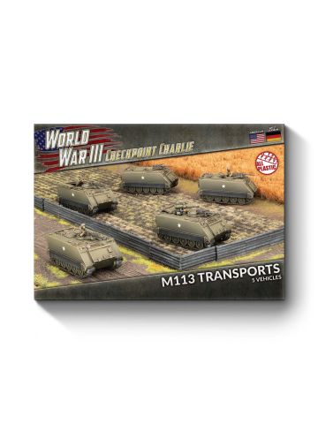 Team Yankee TUBX31 M113 Platoon (5 AFVs) Plastic Gaming Miniatures