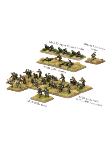 Team Yankee TUS703 Mech Platoon (45 Figures) Gaming Miniatures