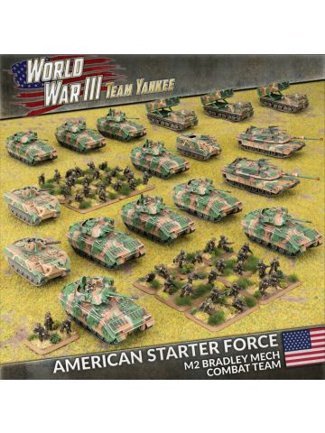 Team Yankee TUSAB05 M2 Bradley Mech Combat Team (Tanks, APCs & More) Miniatures