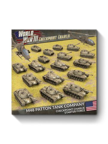 Team Yankee TUSAB07 M48 Patton Tank Company Checkpoint Charlie Starter Set