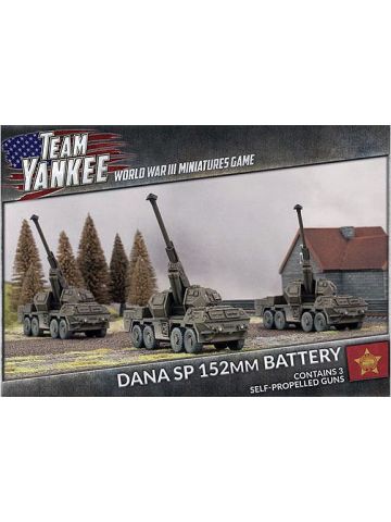 Team Yankee TWBX01 DANA SP 152mm (3 SP Guns) Gaming Miniatures