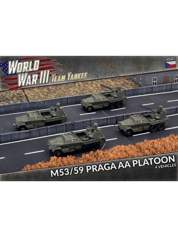 Team Yankee TWBX04 M53/59 Praga AA Platoon (4 Vehicles) Gaming Miniatures