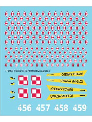 Team Yankee TWP951 Polish Decal Set (4 Sheets)