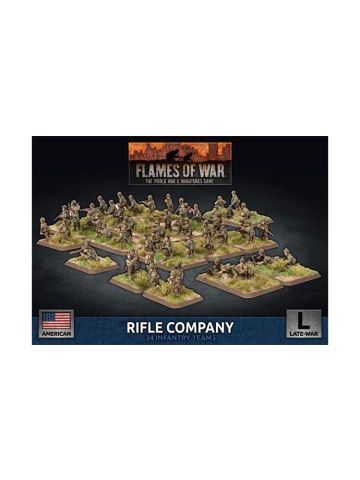 Flames of War UBX68 American Rifle Company Plastic Gaming Miniatures