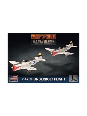 Flames of War UBX85 P-47 Thunderbolts (2 Aircraft) Plastic Gaming Miniatures