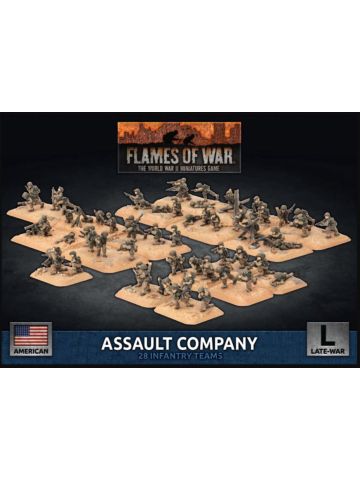 Flames of War UBX86 Assault Company Late War (88 Figures) Gaming Miniatures