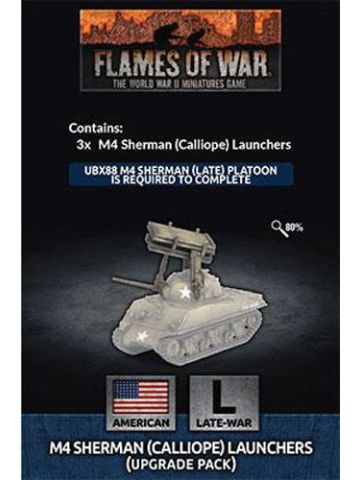 Flames of War US147 M4 Sherman Calliope Launchers Upgrade Pack for Miniatures