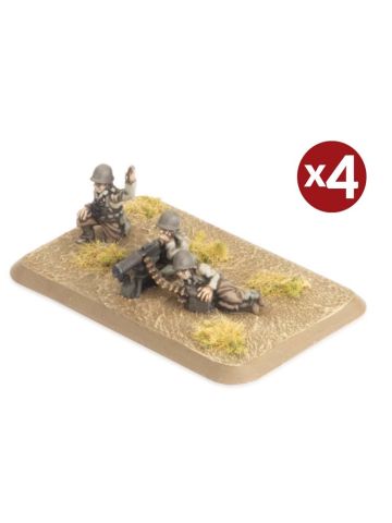 Flames of War US784 Mid War M1917 Machine-gun Platoon (4) Gaming Miniatures
