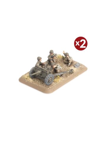 Flames of War US788 Mid War 37mm Anti-tank Gun Platoon (2) Gaming Miniatures