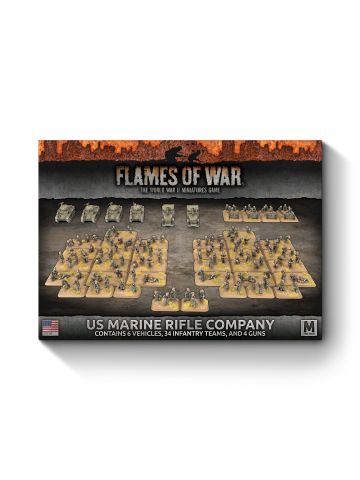 Flames of War USAB15 US Marine Rifle Company (Vehicles, Infantry & More)
