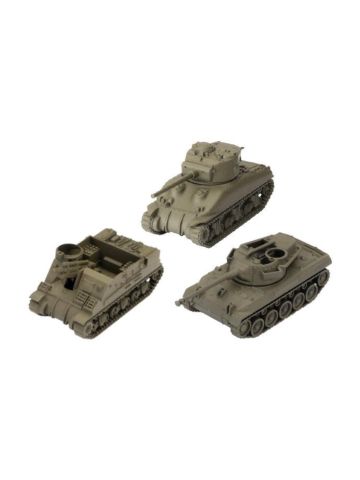 World of Tanks WOT75 US Tanks M4A1 (76mm), M7 Priest & M18 Hellcat