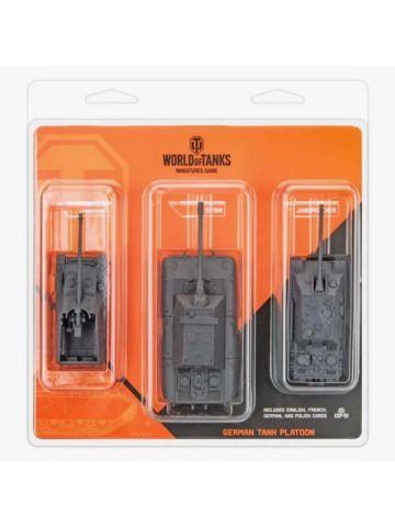 World of Tanks WOT94 German Tank Platoon Nashorn, Jagdpanther & E-100 Miniatures