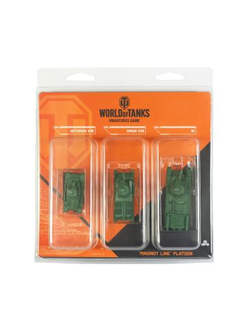 World of Tanks WOT99-E 'Maginot Line Tank Platoon' H-35, S35 & Char B Miniatures