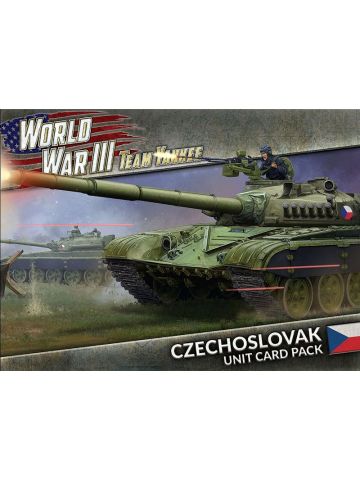 Team Yankee WW306C World War III: Czechoslovak Unit Cards (36 Cards)