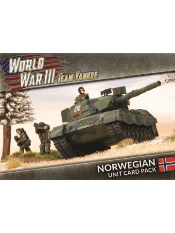 Team Yankee WW308N Norwegian Unit Cards (27 Cards)